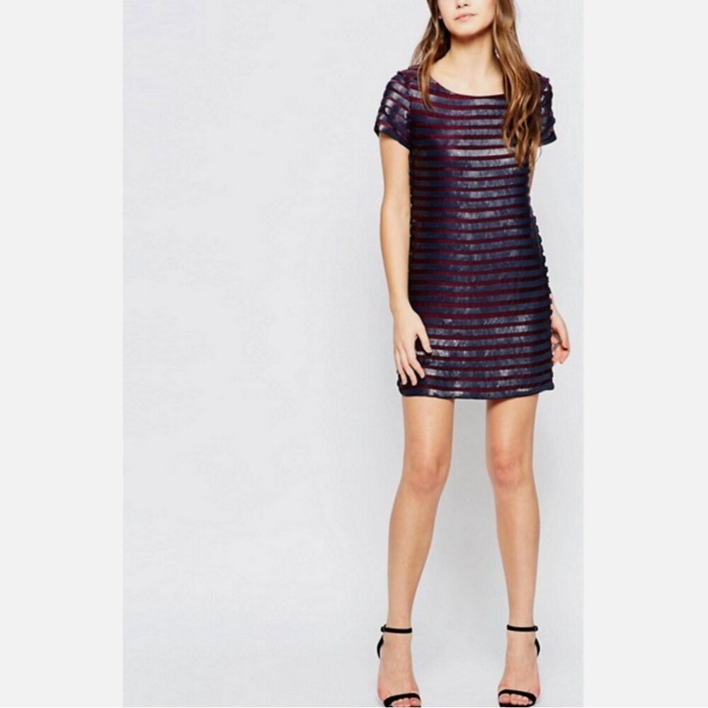 NWOT French Connection Satellite Brights Sequin Dress